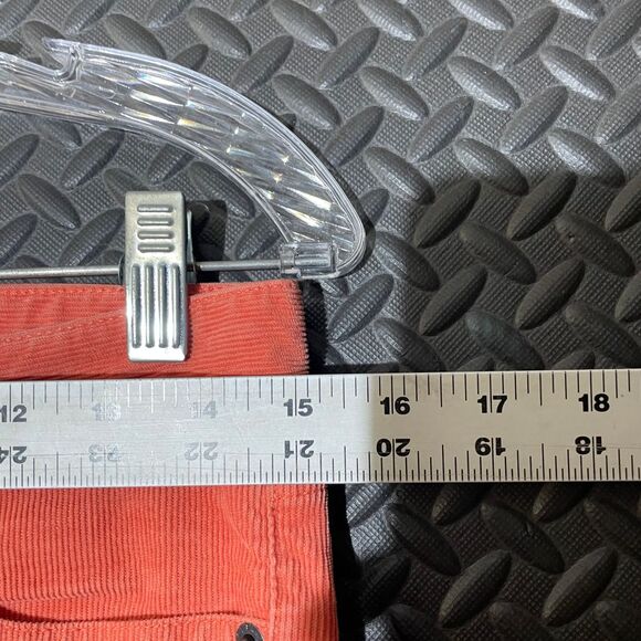 J.Crew Toothpick Salmon Color‎ Corduroy Casual Ankle Zip Women's Pants Size 27 - Picture 4 of 6